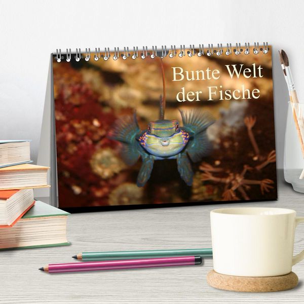 Produktbild: Bunte Welt der Fische (Tischkalender 2026 DIN A5 quer), CALVENDO Monatskalender