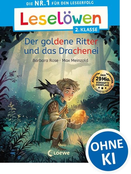 Produktbild: Lesel&ouml;wen 2. Klasse - Der goldene Ritter und das Drachenei
