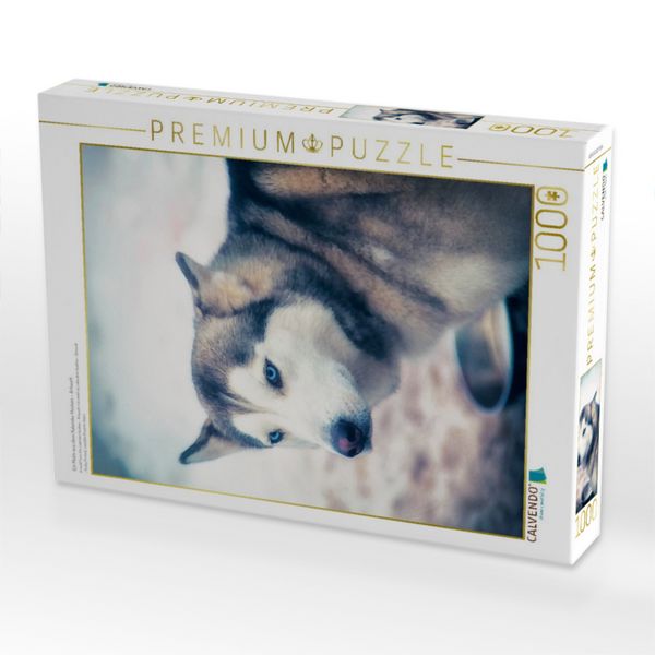Produktbild: CALVENDO Puzzle Ein Motiv aus dem Kalender Huskies - Artwork | 1000 Teile Lege-Gr&ouml;&szlig;e 64x48cm Foto-Puzzle f&uuml;r gl&uuml;ckliche Stunden