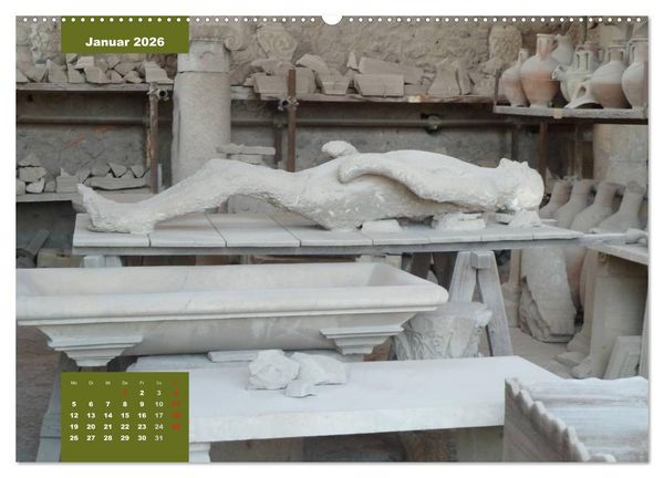 Produktbild: Pompeji-Kalender (hochwertiger Premium Wandkalender 2026 DIN A2 quer), Kunstdruck in Hochglanz