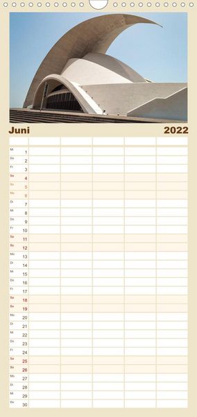 Produktbild: Familienplaner Teneriffa - Inmitten des Atlantischen Archipels (Wandkalender 2022 , 21 cm x 45 cm, hoch)