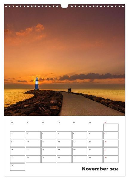 Produktbild: Warnem&uuml;nde Urlaub f&uuml;r zu Hause (Wandkalender 2026 DIN A3 hoch), CALVENDO Monatskalender