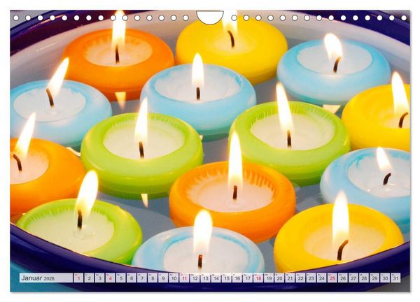 Produktbild: Kerzenlicht (Wandkalender 2026 DIN A4 quer), CALVENDO Monatskalender