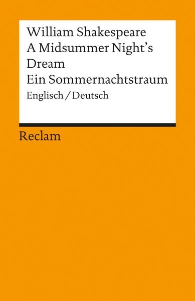 Produktbild: Ein Sommernachtstraum / A Midsummer Night's Dream