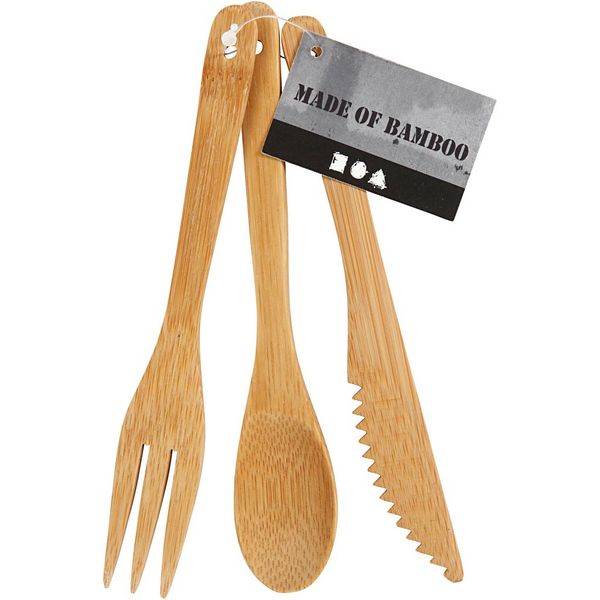 Creativ Company Bambus-Besteck, L 16 cm, 3 Teile/ 1 Set kaufen