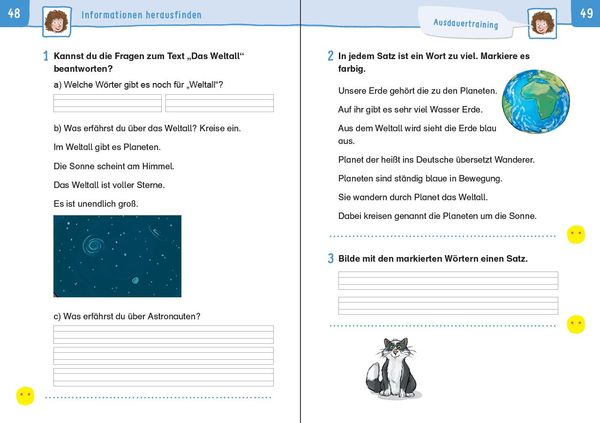Produktbild: &Uuml;bungsheft - Lesen 2.Klasse