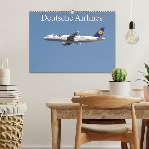 Produktbild: Deutsche Airlines (Wandkalender 2027 DIN A3 quer), CALVENDO Monatskalender