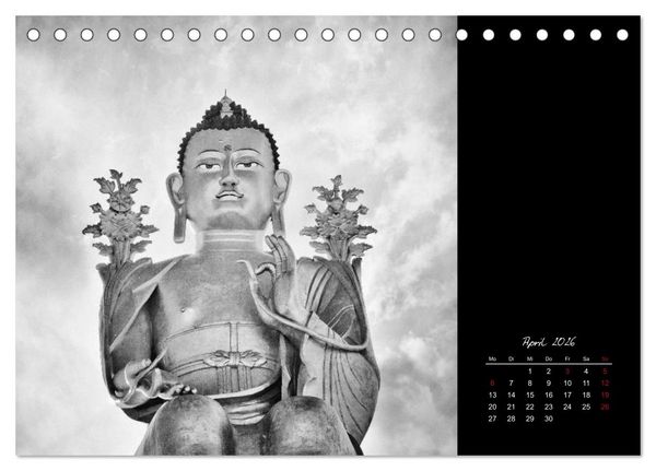 Produktbild: Worte des Buddha 2026 (Tischkalender 2026 DIN A5 quer), CALVENDO Monatskalender