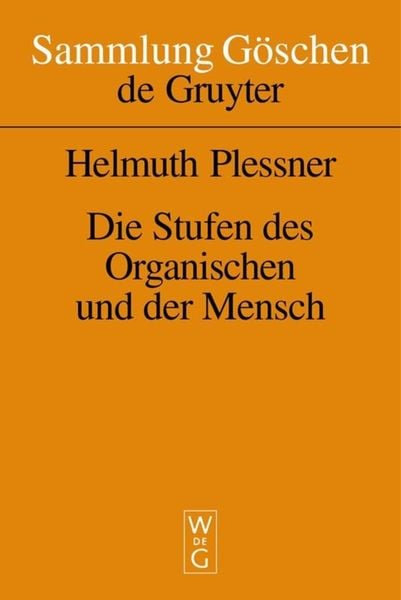 Produktbild: Die Stufen des Organischen und der Mensch