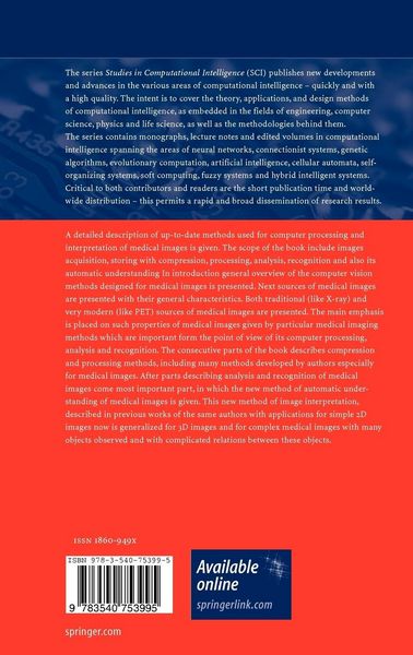 Produktbild: Modern Computational Intelligence Methods for the Interpretation of Medical Images
