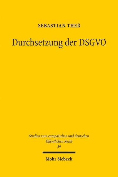 Produktbild: Durchsetzung der DSGVO