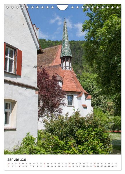 Produktbild: Blaubeuren I Das Kloster - Der Blautopf - Der Ort (Wandkalender 2026 DIN A4 hoch), CALVENDO Monatskalender