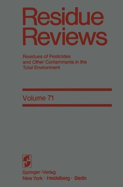 Produktbild: Residue Reviews