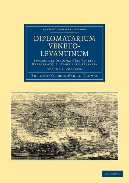 Produktbild: Diplomatarium veneto-levantinum - Volume 1