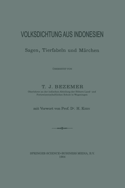 Produktbild: Volksdichtung aus Indonesien