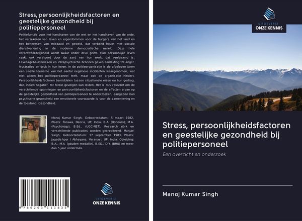 Produktbild: Stress, persoonlijkheidsfactoren en geestelijke gezondheid bij politiepersoneel