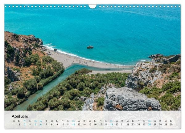 Produktbild: Kreta - Die sch&ouml;nsten Str&auml;nde (Wandkalender 2026 DIN A3 quer), CALVENDO Monatskalender