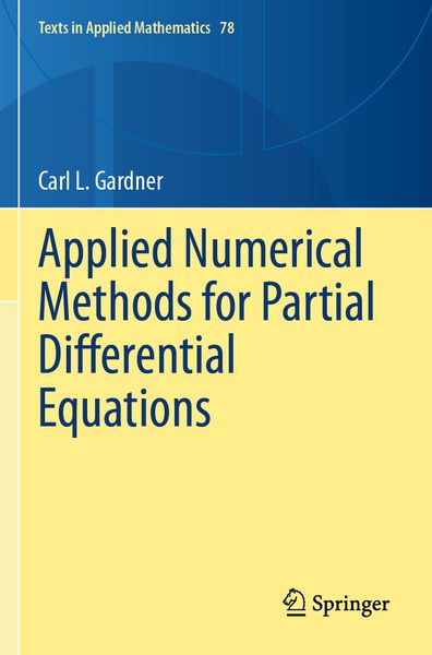 Produktbild: Applied Numerical Methods for Partial Differential Equations