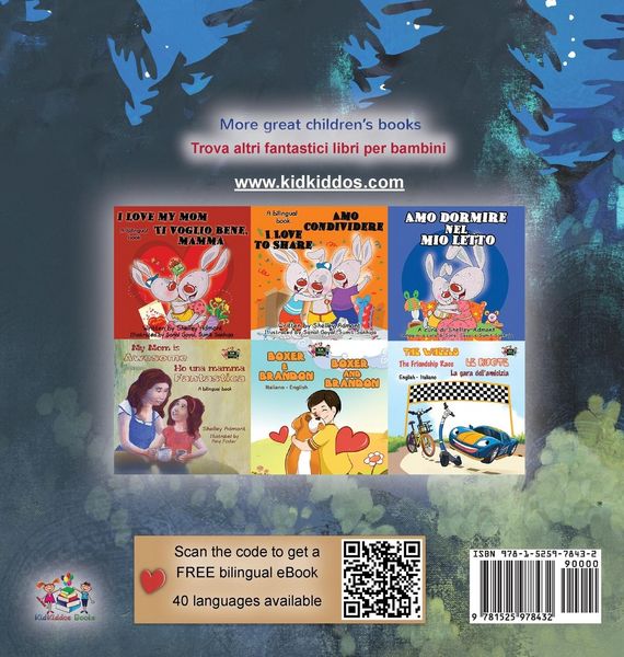 Produktbild: Under the Stars (English Italian Bilingual Children's Book)