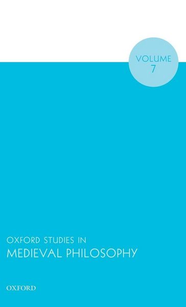 Produktbild: Oxford Studies in Medieval Philosophy Volume 7