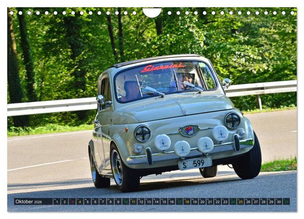 Produktbild: OLDTIMER BERGRENNEN - Kleine Flitzer (Wandkalender 2026 DIN A4 quer), CALVENDO Monatskalender
