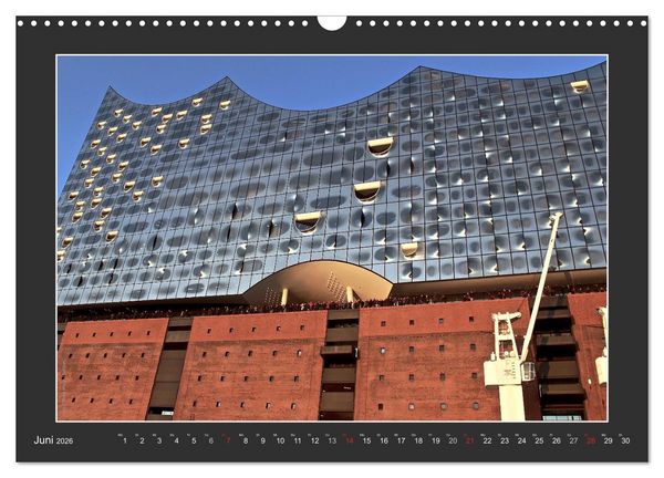 Produktbild: Die Elbphilharmonie Hamburg (Wandkalender 2026 DIN A3 quer), CALVENDO Monatskalender
