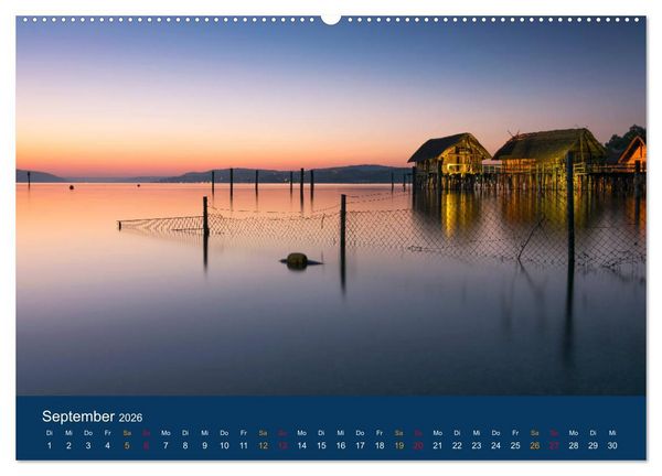 Produktbild: Ansichten vom Bodensee (Wandkalender 2026 DIN A2 quer), CALVENDO Monatskalender
