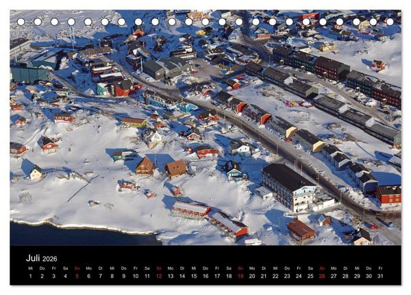 Produktbild: Gr&ouml;nland - Der wilde, wei&szlig;e Westen (Tischkalender 2026 DIN A5 quer), CALVENDO Monatskalender