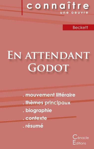 Produktbild: Fiche de lecture En attendant Godot de Samuel Beckett (Analyse litt&eacute;raire de r&eacute;f&eacute;rence et r&eacute;sum&eacute; complet)