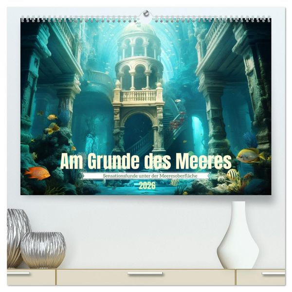 Produktbild: Am Grunde des Meeres (hochwertiger Premium Wandkalender 2026 DIN A2 quer), Kunstdruck in Hochglanz