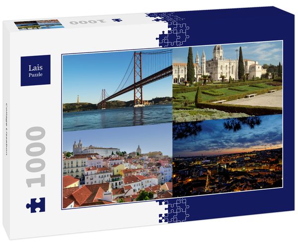Produktbild: Lais Puzzle Collage Lissabon 1000 Teile