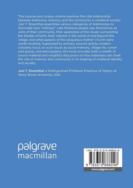 Produktbild: Social Memory in Late Medieval England