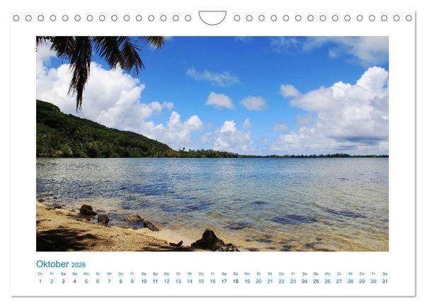 Produktbild: Franz&ouml;sisch-Polynesien Trauminseln im S&uuml;dpazifik (Wandkalender 2026 DIN A4 quer), CALVENDO Monatskalender