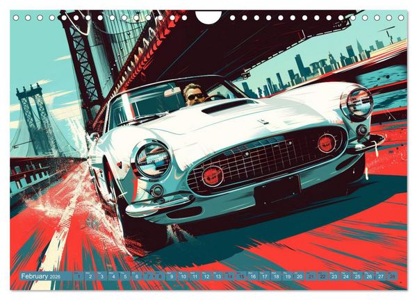 Produktbild: Adrenaline on the Road (Wall Calendar 2026 DIN A4 landscape), CALVENDO 12 Month Wall Calendar