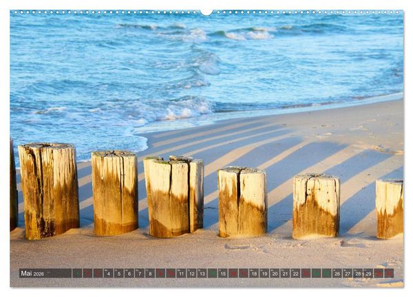Produktbild: Sonnenunterg&auml;nge an Ostseek&uuml;ste und Bodden (Wandkalender 2026 DIN A2 quer), CALVENDO Monatskalender