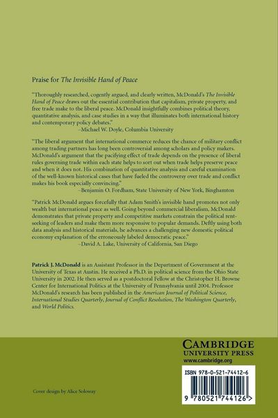 Produktbild: The Invisible Hand of Peace