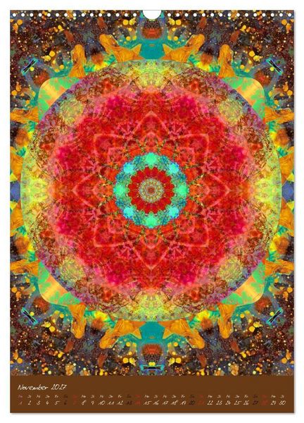 Produktbild: FLORALE MANDALAS (Wandkalender 2027 DIN A3 hoch), CALVENDO Monatskalender