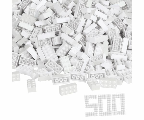 Produktbild: Blox 500 wei&szlig;e 8er Steine lose