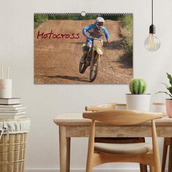 Produktbild: Motocross - Terminplaner (Wandkalender 2026 DIN A3 quer), CALVENDO Monatskalender
