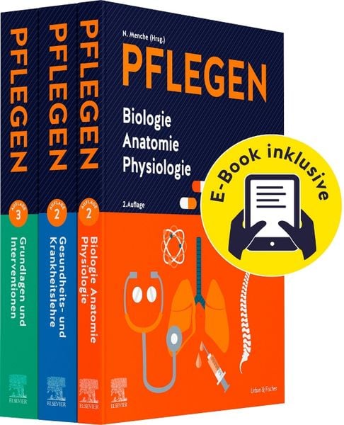 Produktbild: PFLEGEN Lernpaket 2.A. + E-Books