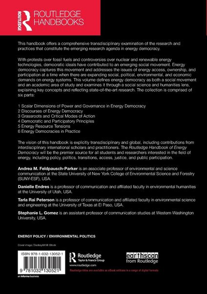 Produktbild: Routledge Handbook of Energy Democracy