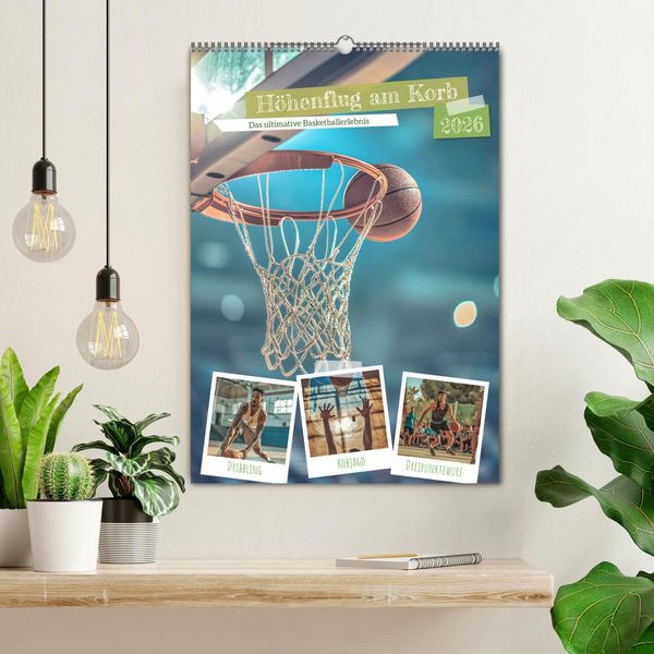 Produktbild: H&ouml;henflug am Korb (Wandkalender 2026 DIN A2 hoch), CALVENDO Monatskalender