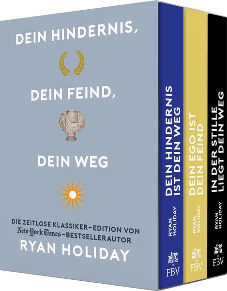 Produktbild: Dein Hindernis, dein Feind, dein Weg – Die Ryan-Holiday-Klassiker-Edition im edlen Schuber
