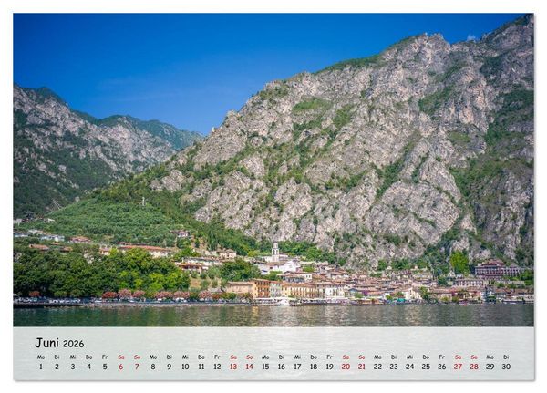 Produktbild: Limone sul Garda - Traumhaftes St&auml;dtchen am Gardasee (Tischkalender 2026 DIN A5 quer), CALVENDO Monatskalender