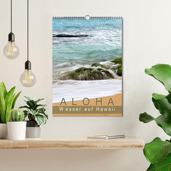 Produktbild: Aloha - Wasser auf Hawaii (Wandkalender 2026 DIN A3 hoch), CALVENDO Monatskalender