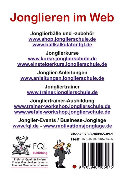 Produktbild: Jonglieren lernen f&uuml;r Anf&auml;nger (Brosch&uuml;re)