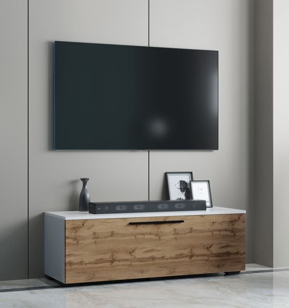 Produktbild: Holz TV Lowboard M&ouml;bel Fernsehschrank Arila M