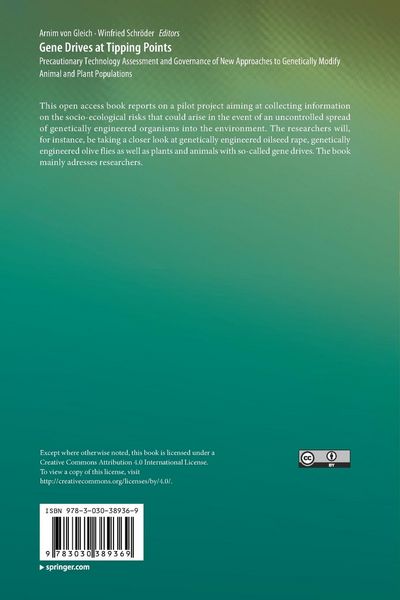 Produktbild: Gene Drives at Tipping Points