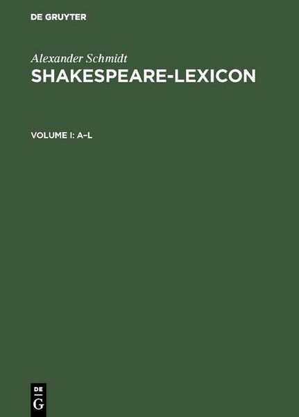 Produktbild: Shakespeare-Lexicon