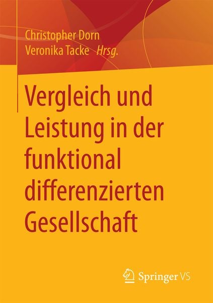 Produktbild: Vergleich und Leistung in der funktional differenzierten Gesellschaft